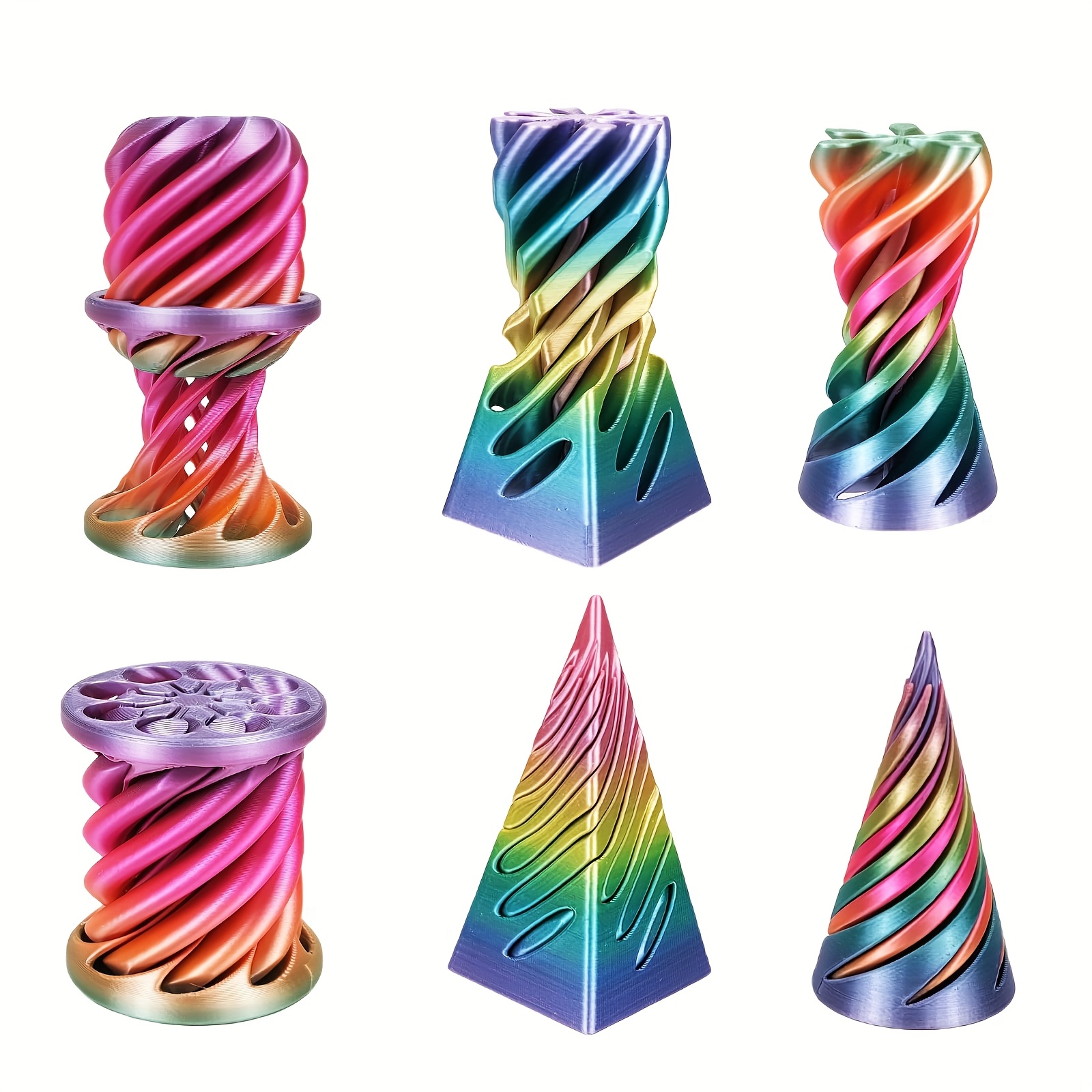 Home Office Tech Gadgets - 3Pcs Bendable Conical Finger Toy Set,