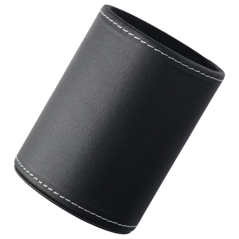 Home Office Tech Gadgets - Leather Leather Round Pen Holder Multipurpose