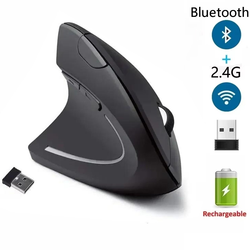 Ergonomic Mouse Vertical - Ergonomic Vertical Mouse 2.4GHz Wireless Optical