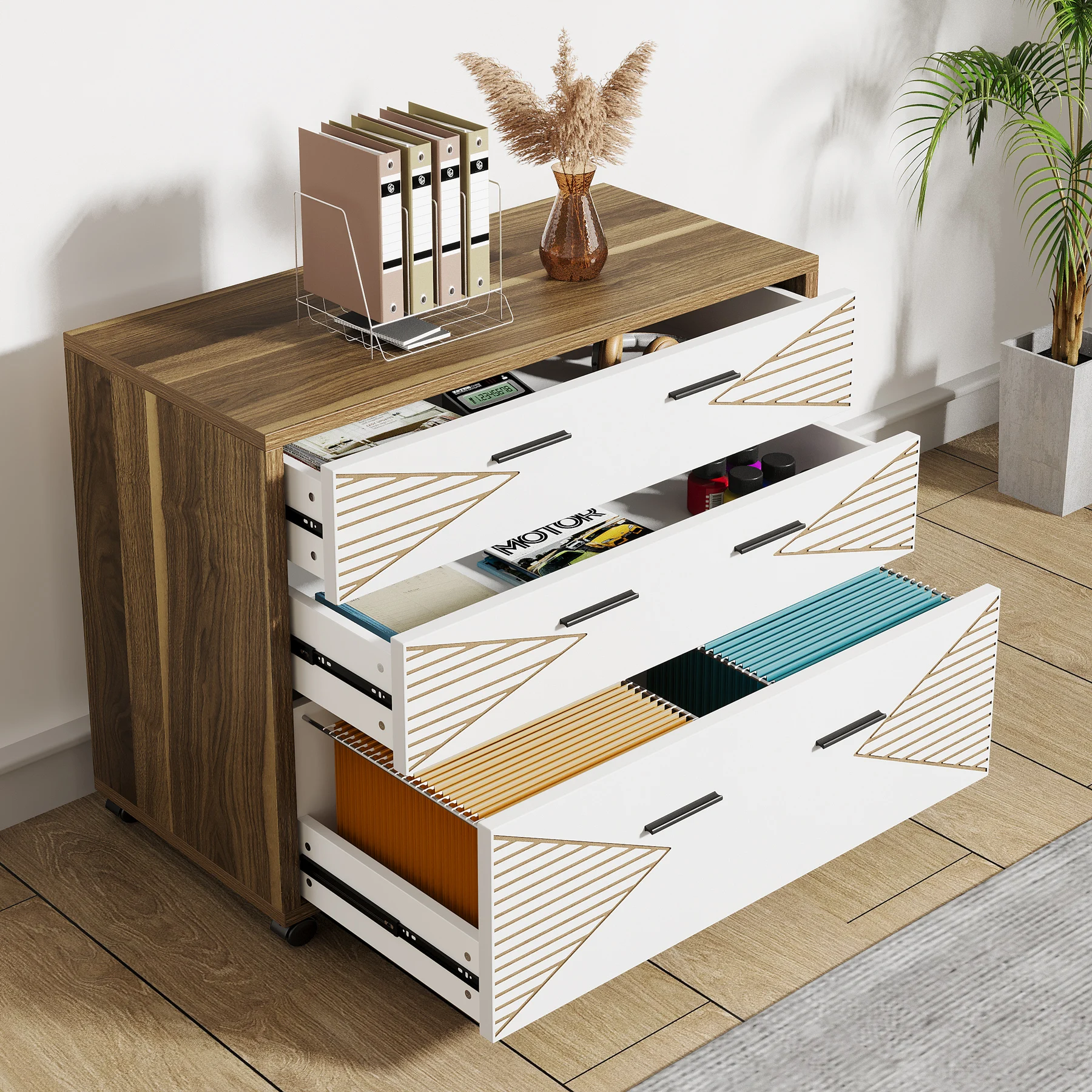 Office Tech Furniture - Tribesigns Modern Luxury L Shaped Executive