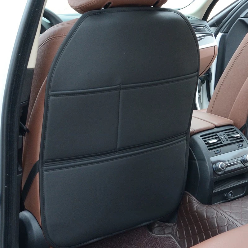 Surge Protector Rack - PU Leather Car Seat Back Protector