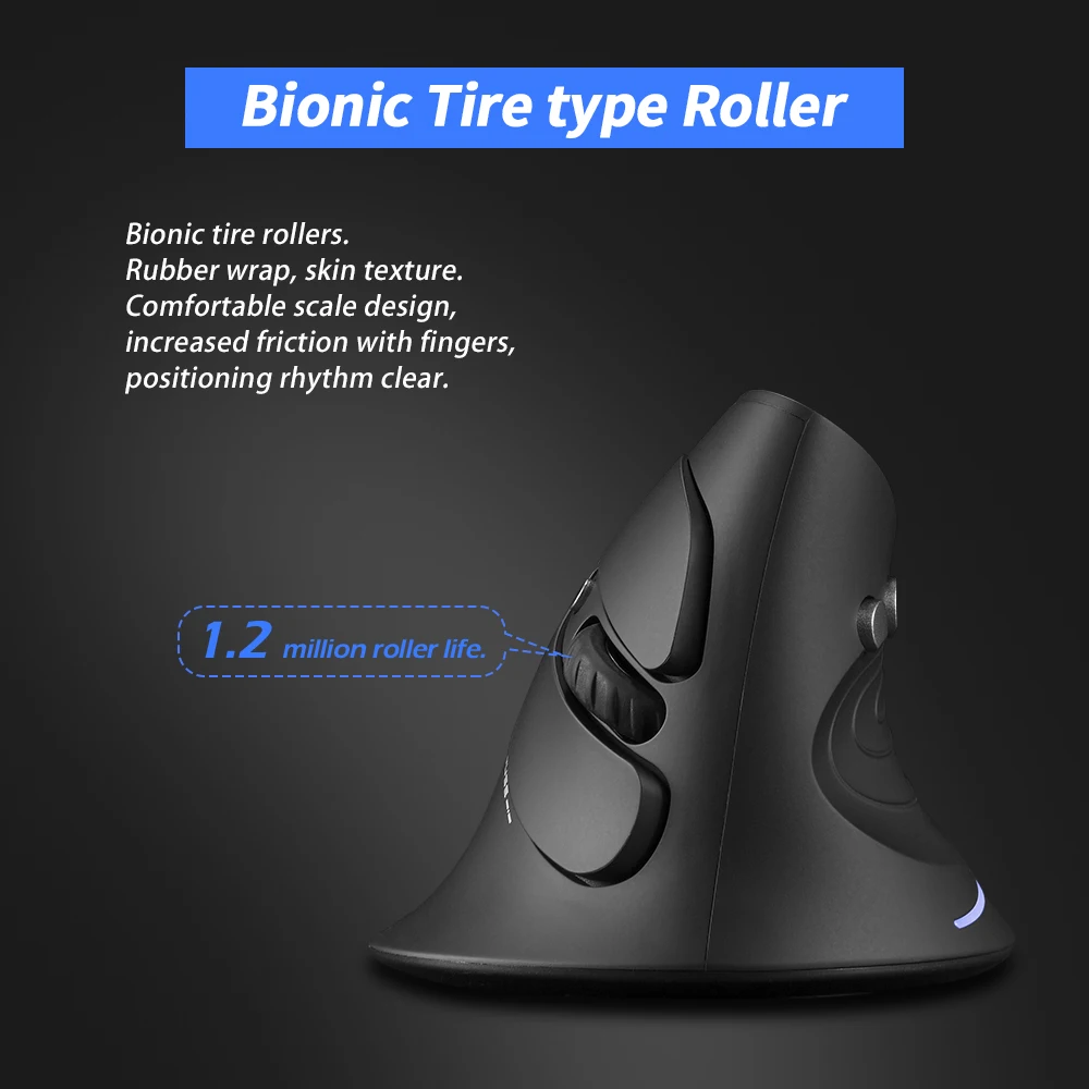 ZELOTES F-17 6 Keys Ergonomic  - огляд і ціна Ergonomic Mouse Vertical