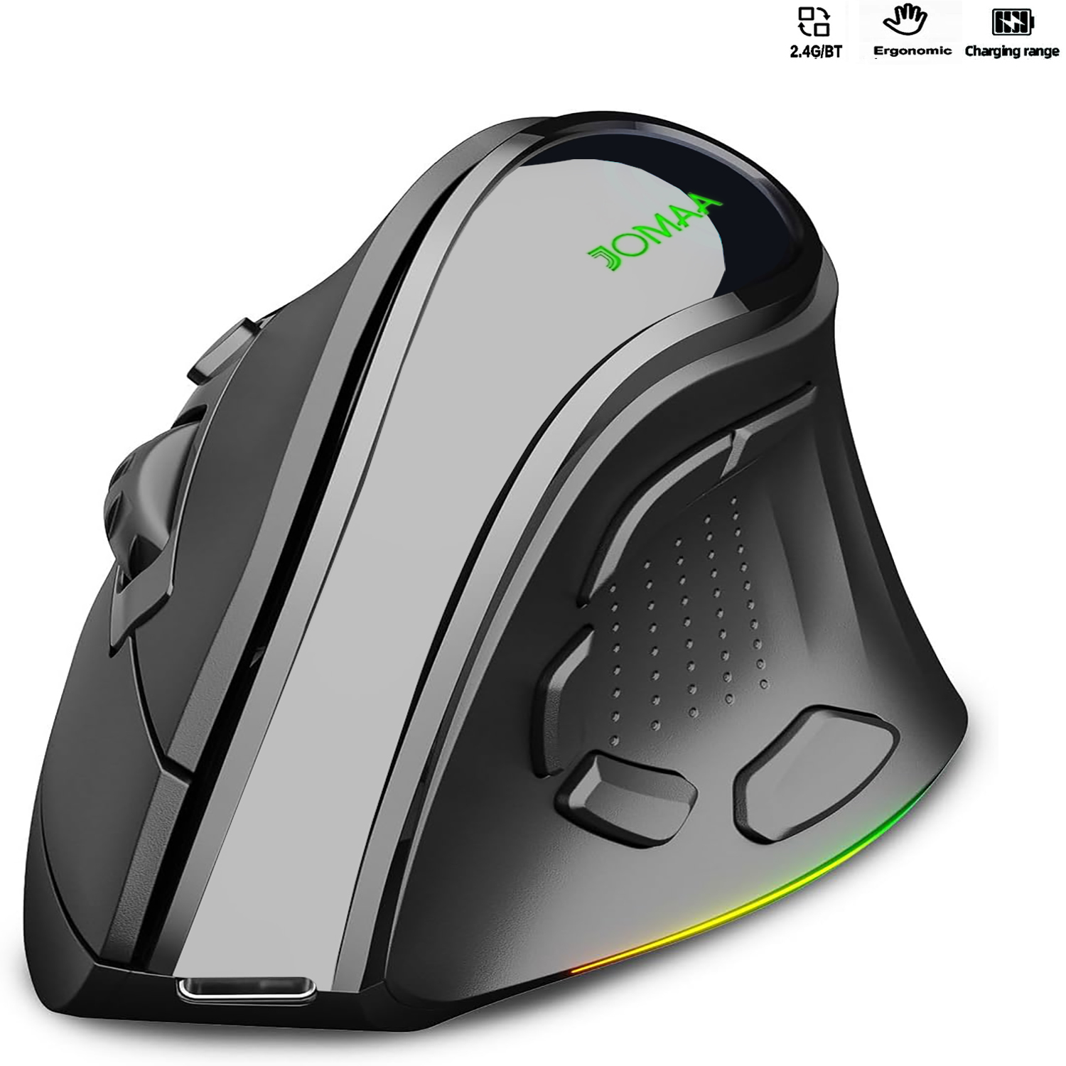 2.4G Dual Modes Ergonomic Vert - огляд і ціна Ergonomic Mouse Vertical
