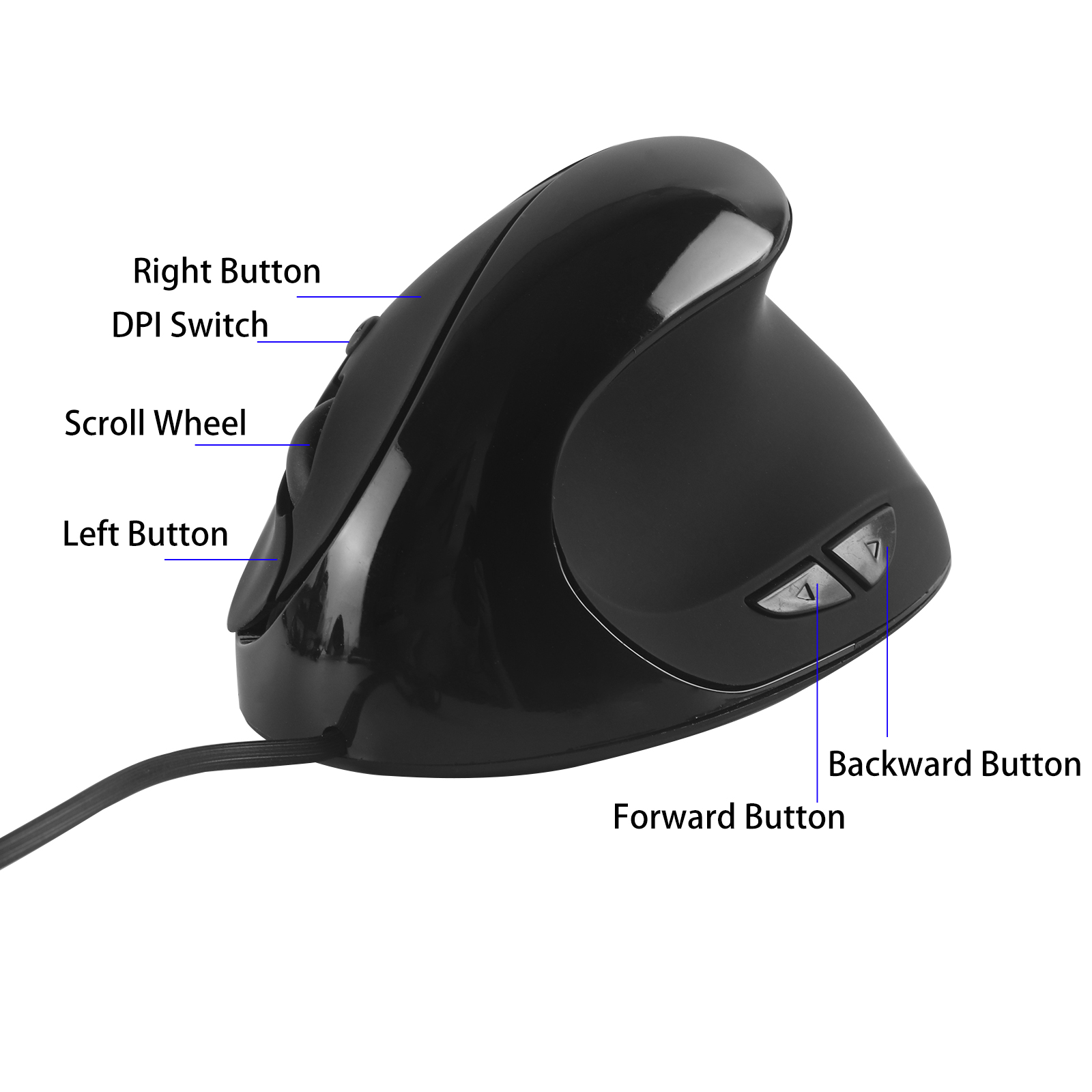 Wired Vertical Mouse Gamer Opt - огляд і ціна Ergonomic Mouse Vertical