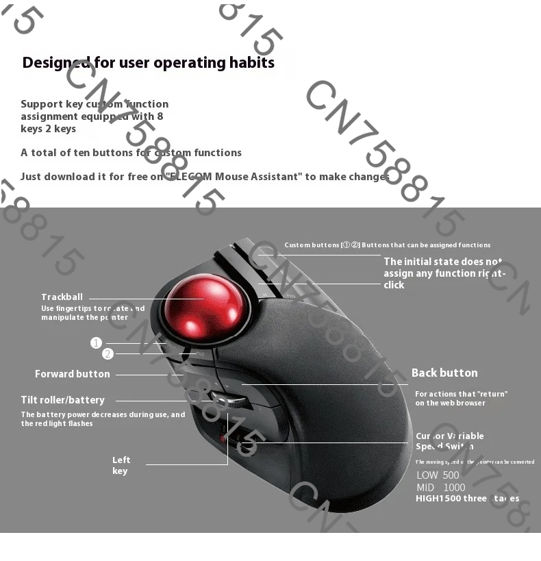 Custom Settings for AutoCAD，2. - огляд і ціна Ergonomic Mouse Vertical