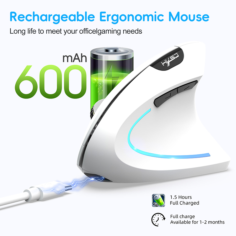 Dual Mode Wireless Vertical Mo - огляд і ціна Ergonomic Mouse Vertical