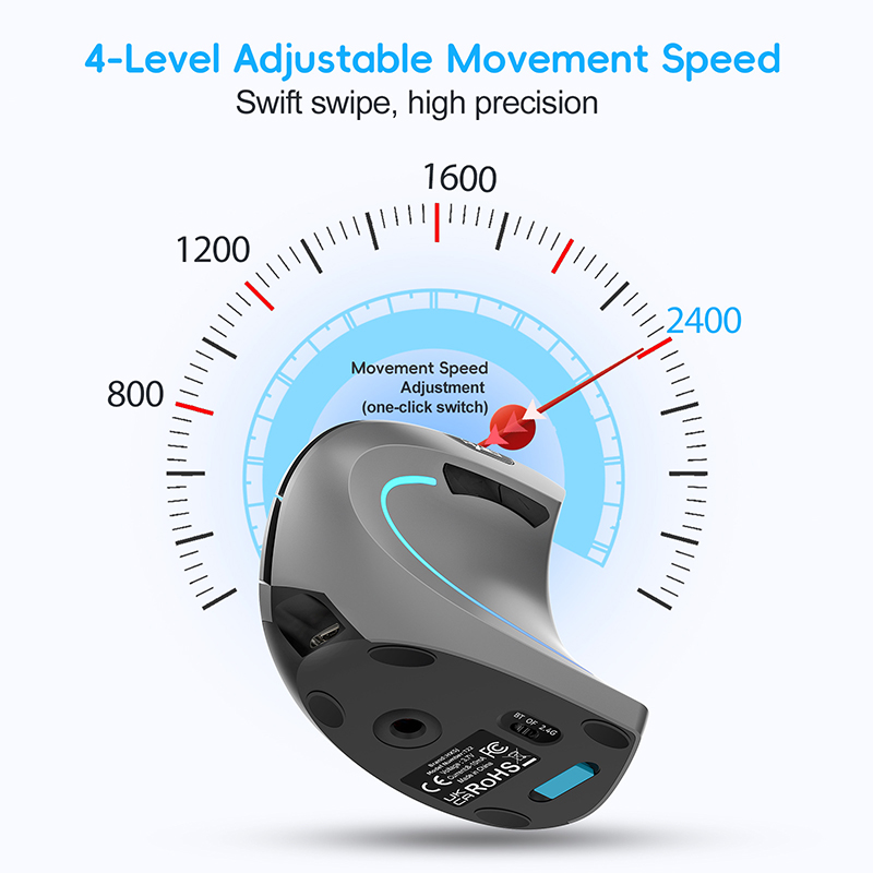 Dual Mode Wireless Vertical Mo - огляд і ціна Ergonomic Mouse Vertical