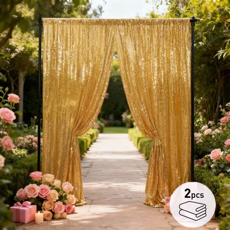 2 Panels Sequin Backdrop Curta - огляд і ціна Office Tech Background