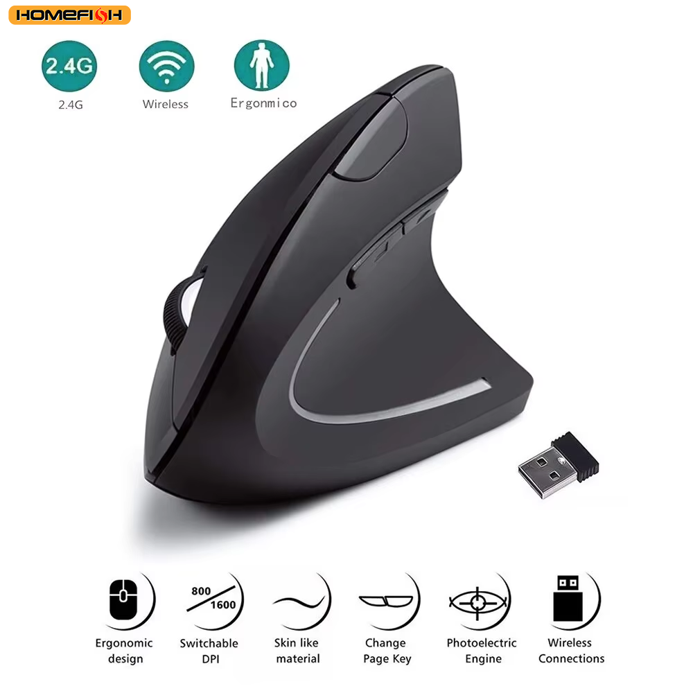 HOMEFISH Vertical Mouse Ergono - огляд і ціна Ergonomic Mouse Vertical