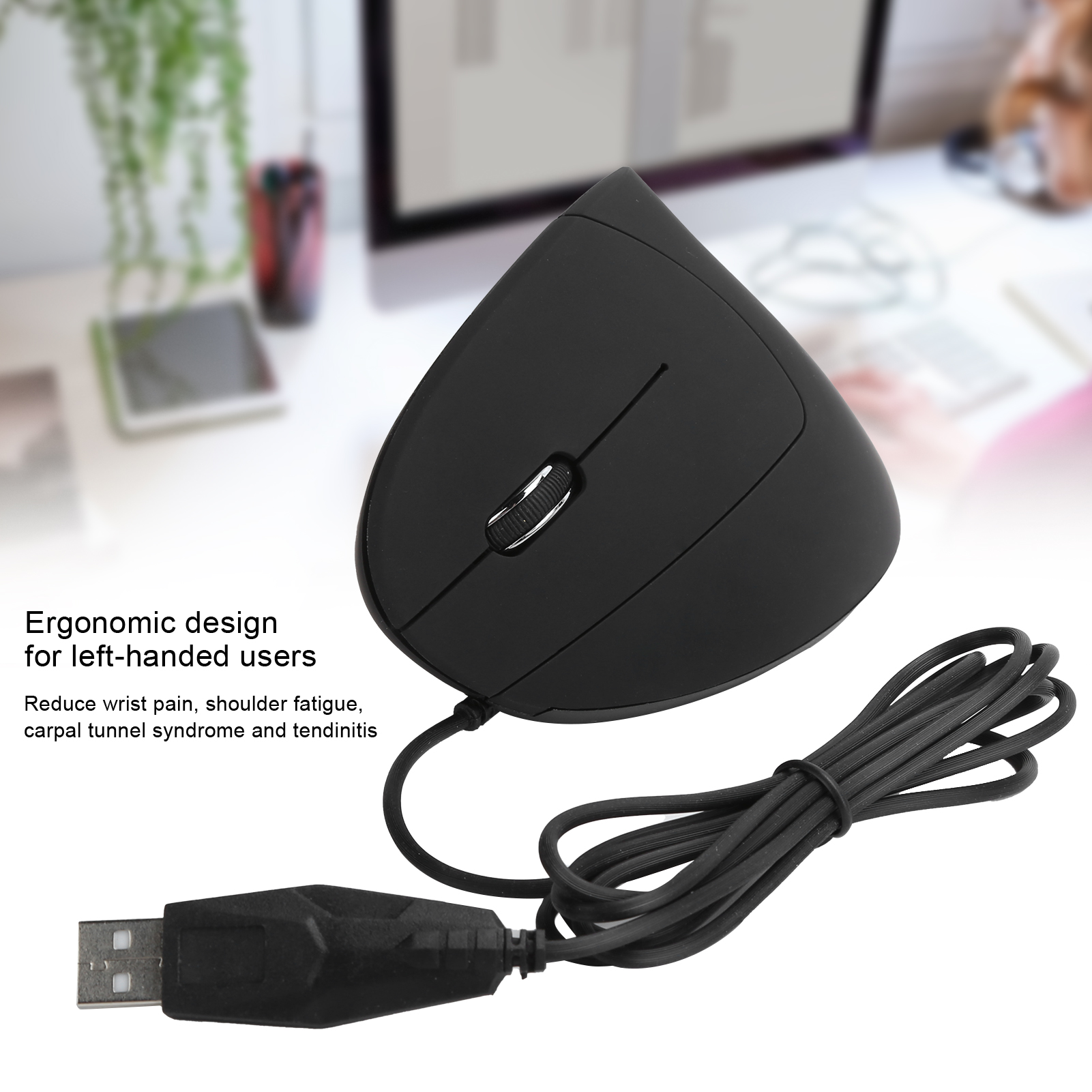 Wired Mouse Left Hand Mouse Ve - огляд і ціна Ergonomic Mouse Vertical