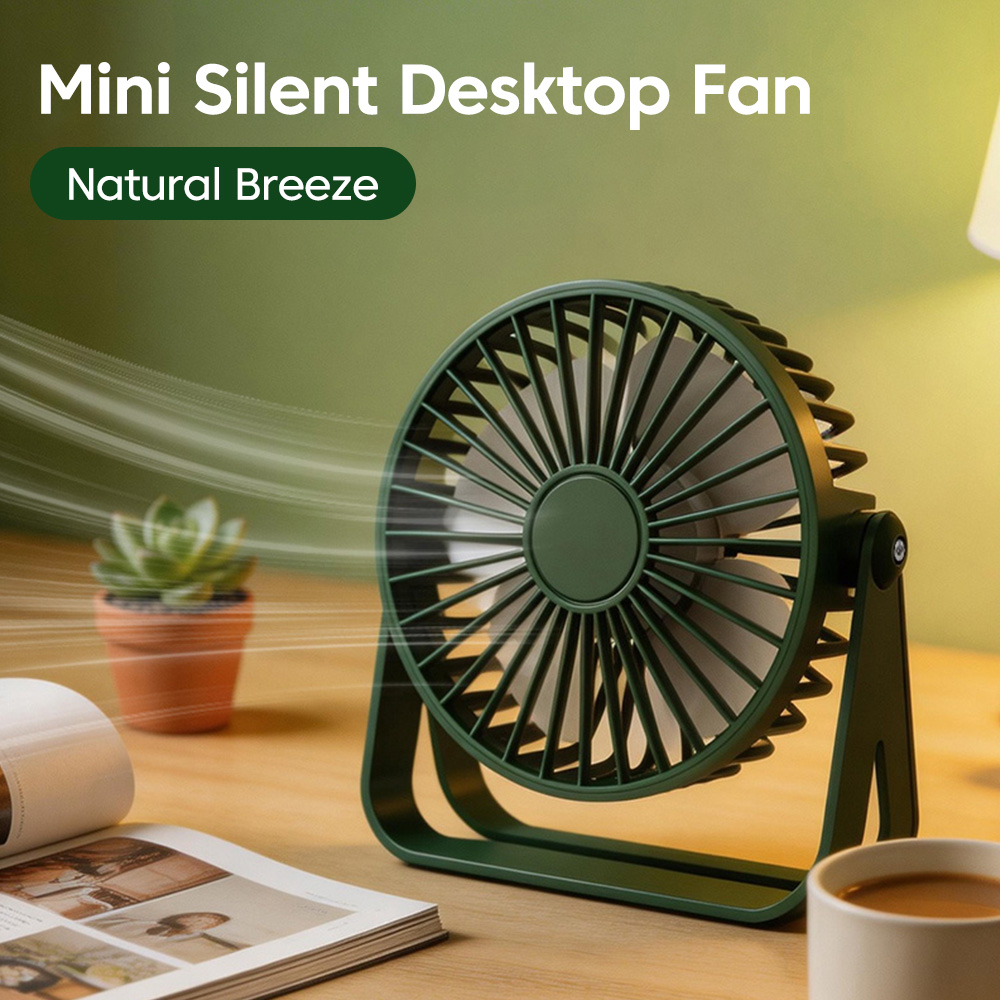 Mini USB Desktop Fan Portable  - огляд і ціна Home Office Tech Gadgets