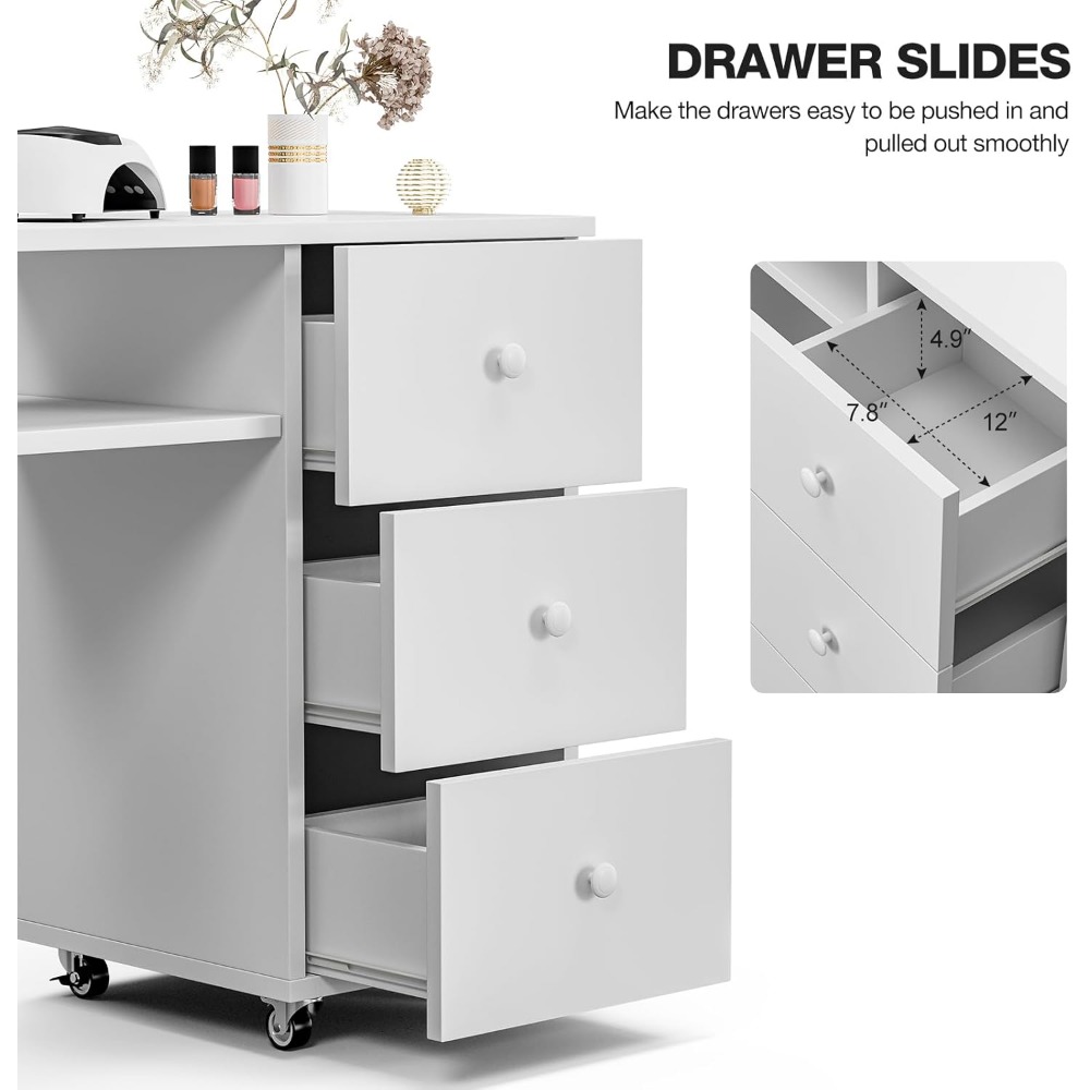 Manicure Table Nail Desk for N - огляд і ціна Office Tech Furniture