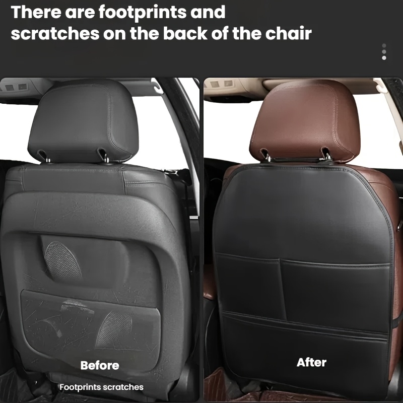 PU Leather Car Seat Back Prote - огляд і ціна Surge Protector Rack